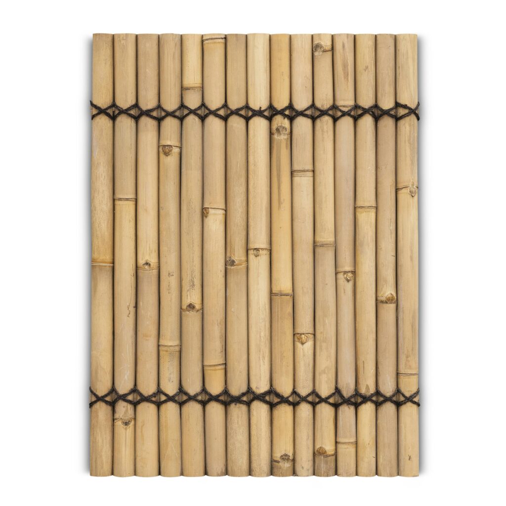 Recinzione in bambù semicircolare - 90 x 120 cm - Naturale - Eviro Bambù