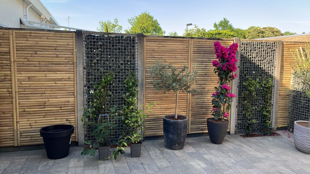 Recinzione in bambù Stripe - 90 x 180 cm - Naturale - Doghe orizzontali - Eviro Bambù