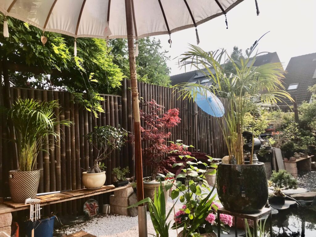 Recinzione in bambù - 180 x 100 cm - Scuro - Eviro Bambù