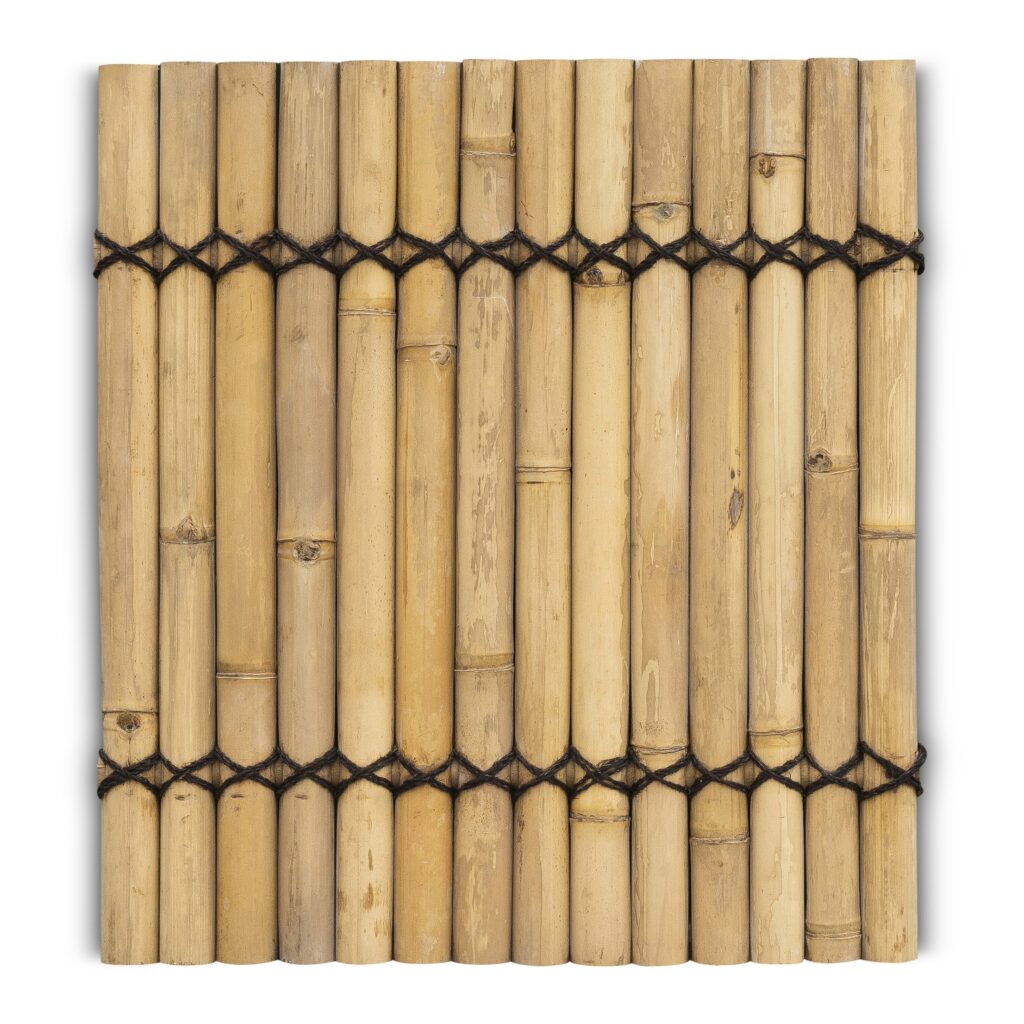 Recinzione in bambù semicircolare - 90 x 100 cm - Naturale - Eviro Bambù