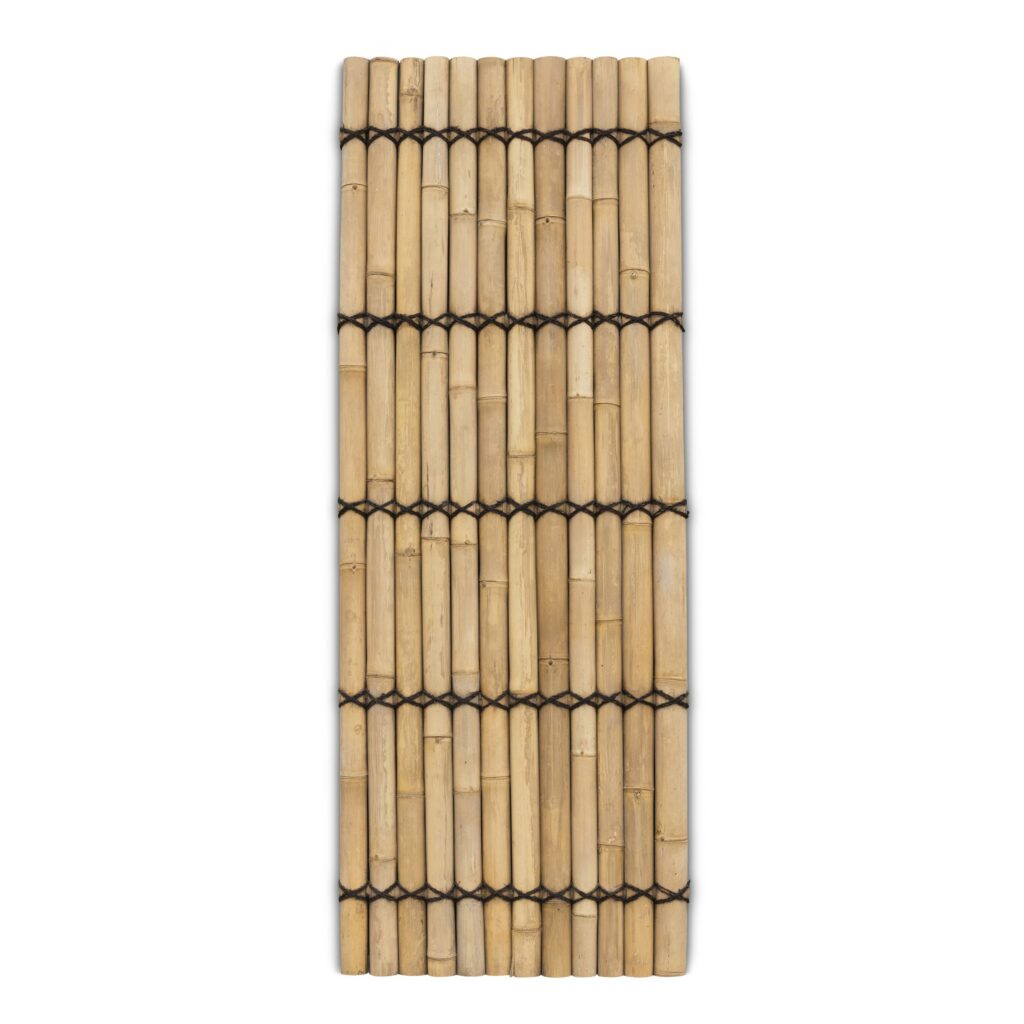 Recinzione in bambù semicircolare - 90 x 240 cm - Naturale - Eviro Bambù