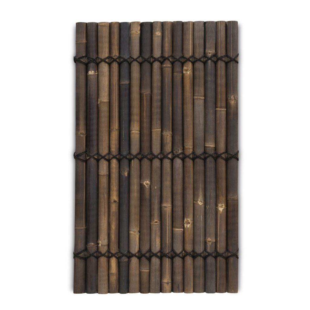 Recinto di bambù semicircolare - 90 x 150 cm - Scuro - Eviro Bambù