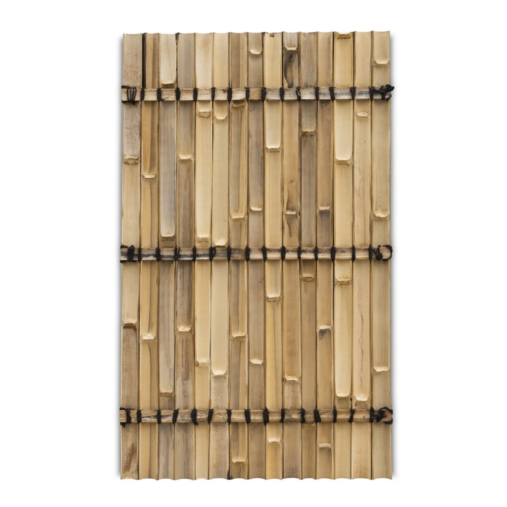 Recinto di bambù semicircolare - 90 x 150 cm - Scuro - Eviro Bambù