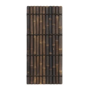 Recinzione in bambù semicircolare - 90 x 200 cm - Scuro - Eviro Bambù