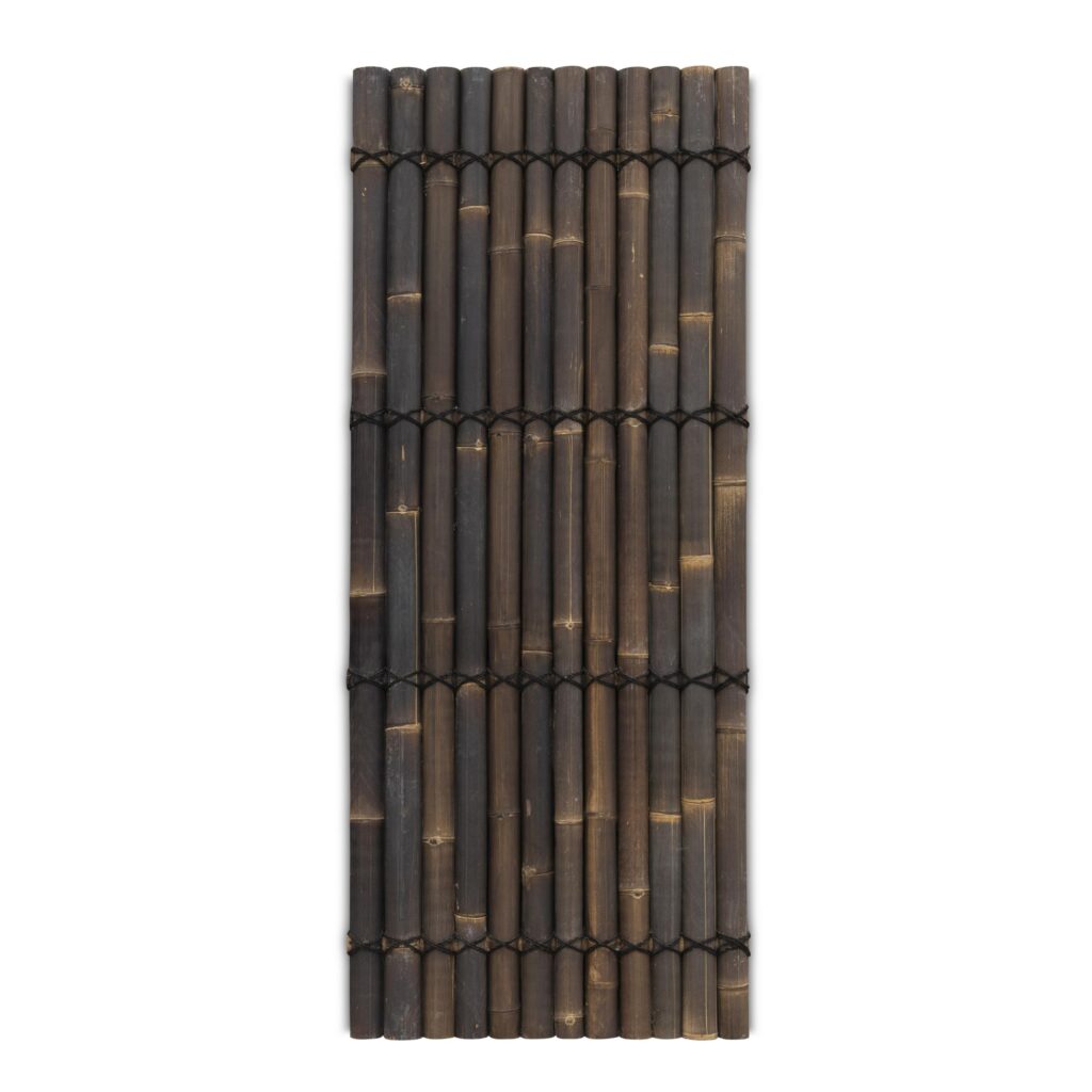 Recinto di bambù semicircolare - 90 x 220 cm - Scuro - Eviro Bambù