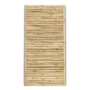 Recinzione in bambù Stripe - 90 x 180 cm - Naturale - Doghe orizzontali - Eviro Bambù