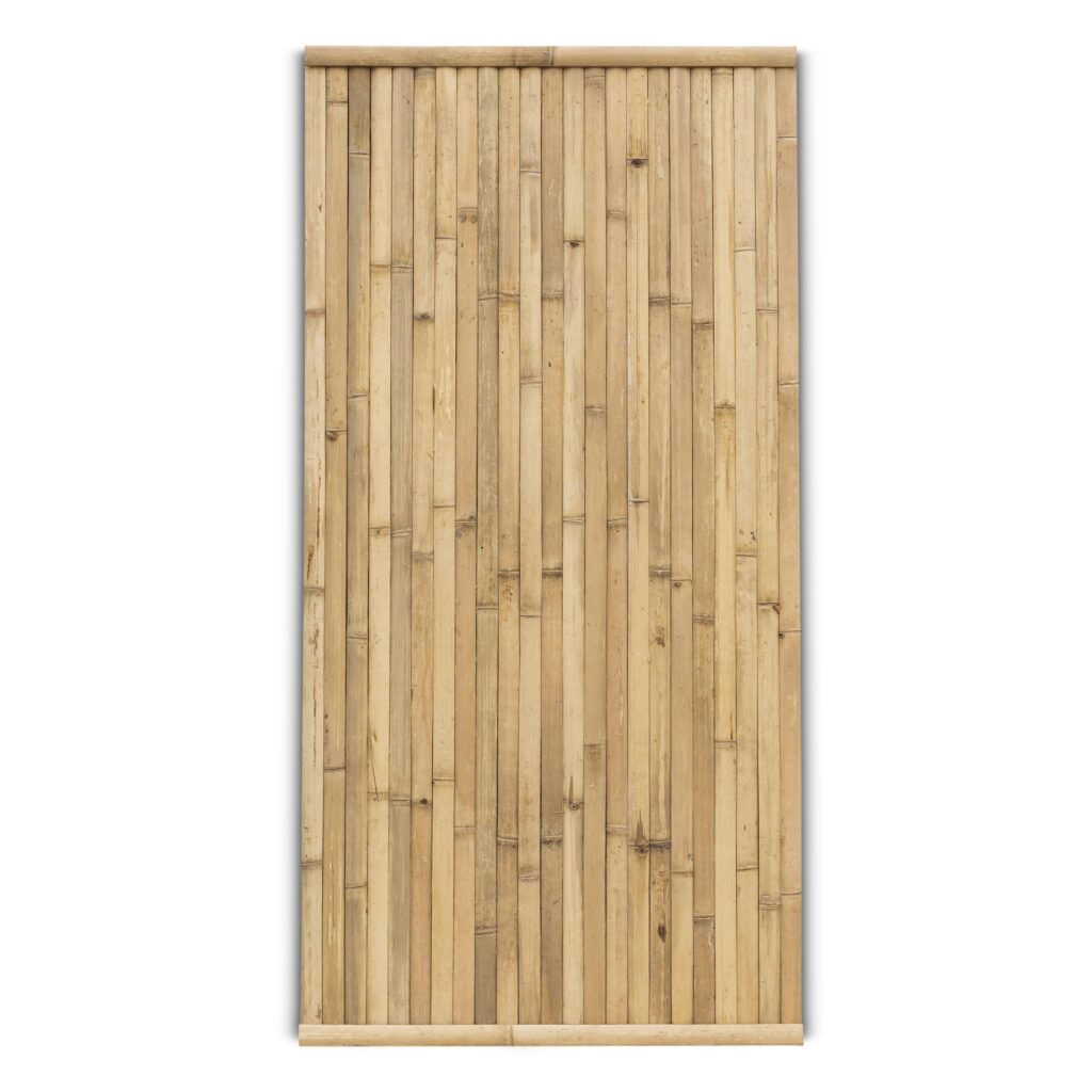 Recinzione in bambù Stripe - 90 x 180 cm - Naturale - Doghe verticali - Eviro Bambù