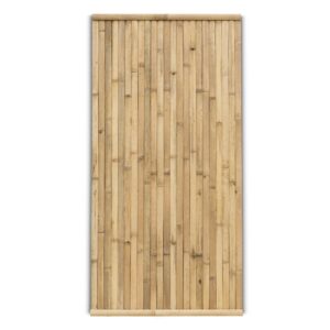 Recinzione in bambù Stripe - 90 x 180 cm - Naturale - Doghe verticali - Eviro Bambù