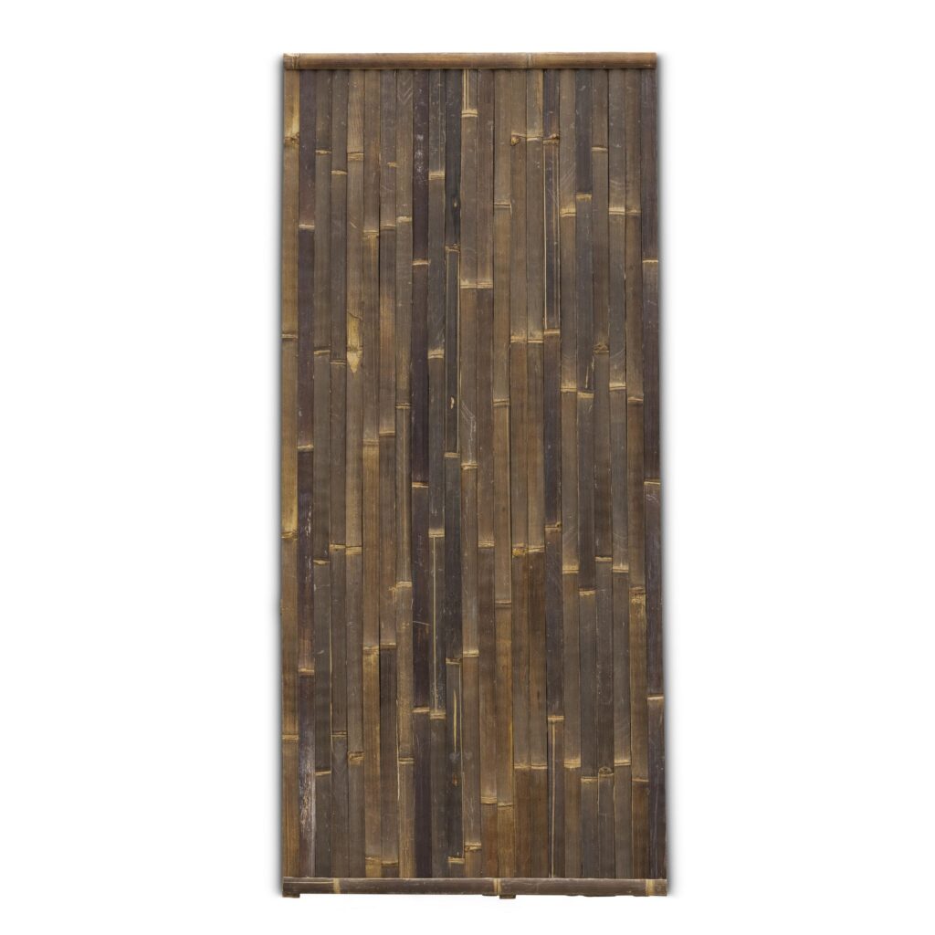 Steccato in bambù Stripe - 90 x 200 cm - Scuro - Doghe verticali - Eviro Bambù
