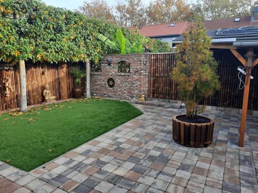 Stuoia in bambù Giant - 180 x 180 cm - Scuro - Eviro Bambù