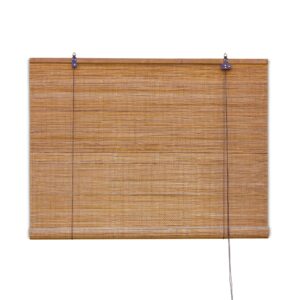 Tenda a rullo in bambù Zoë - Marrone - 150 x 160 cm - Bamelle