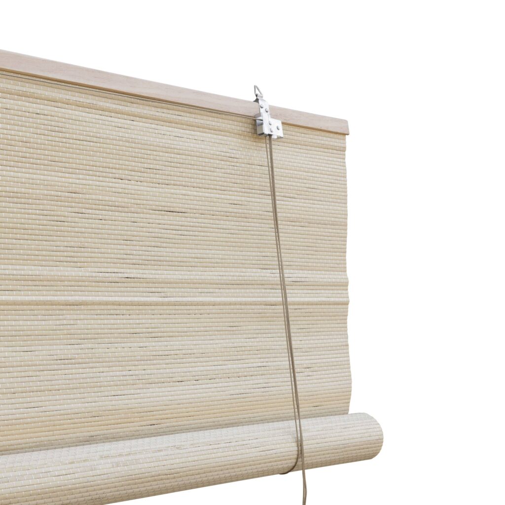 Tenda a rullo in bambù Zoë - Naturale - 140 x 160 cm - Bamelle