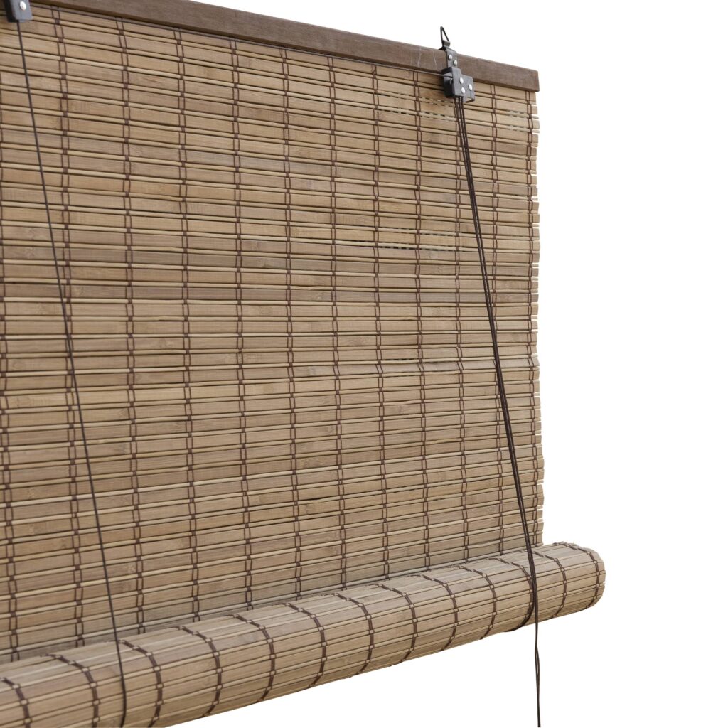 Tenda a rullo in bambù Freddy - Marrone - 150 x 220 cm - Bamelle