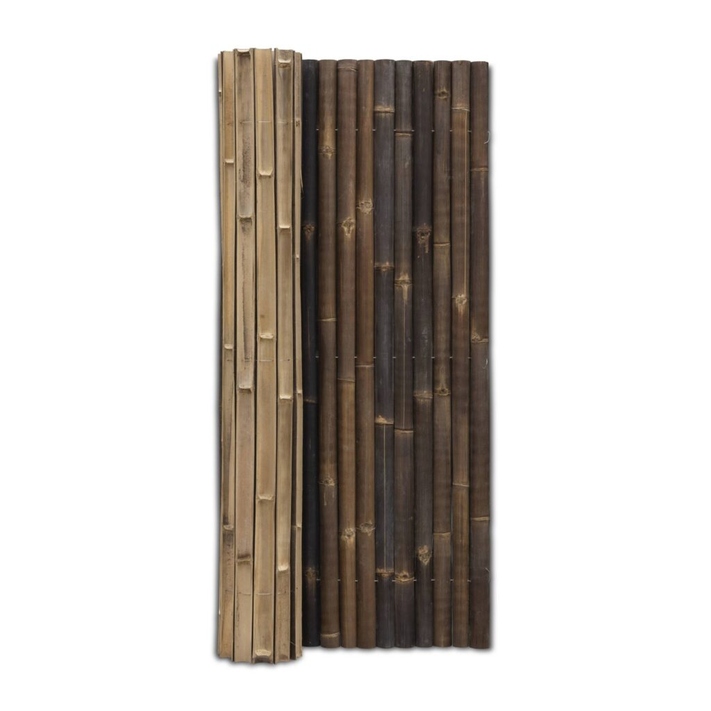 Bamboemat halfrond Giant - 180 x 220 cm - Donker - Eviro Bamboe